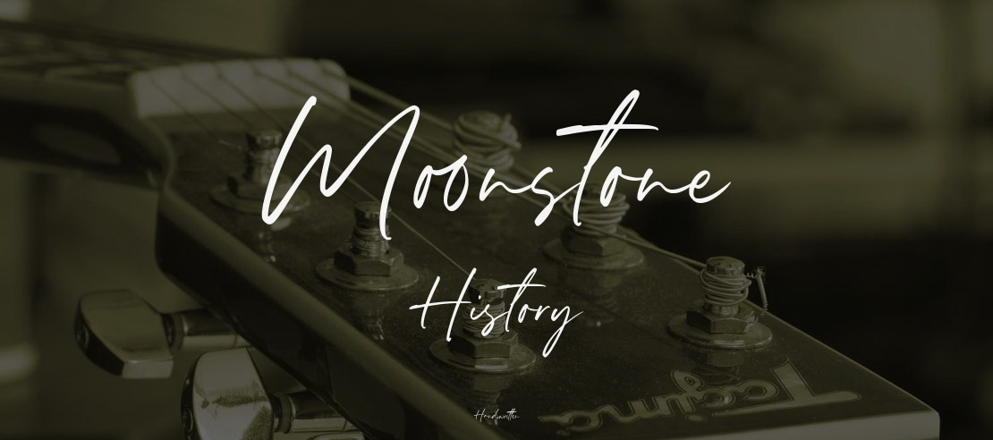 Moonstone History Font