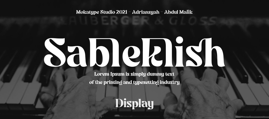 Sableklish Font