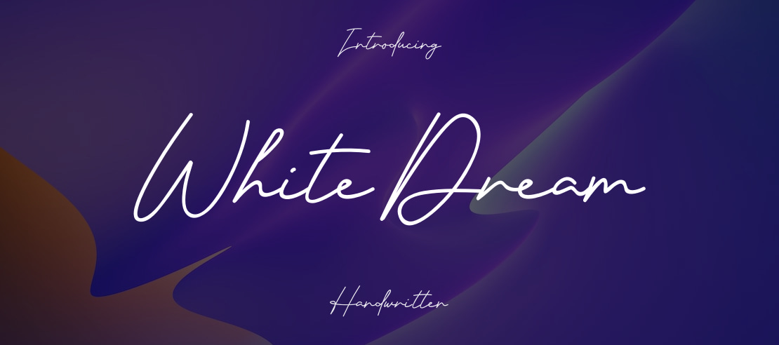 White Dream Font