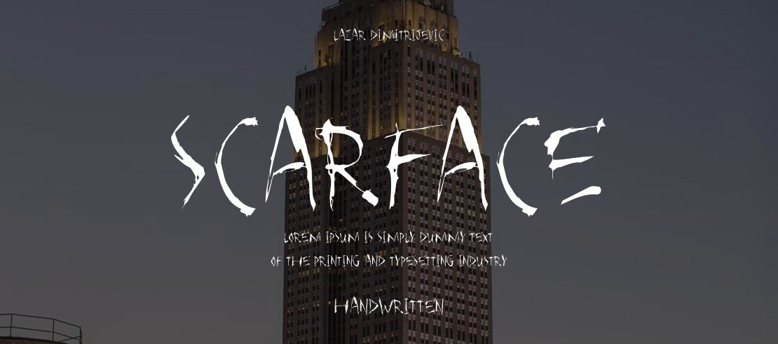 Scarface Font