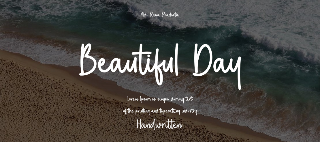 Beautiful Day Font