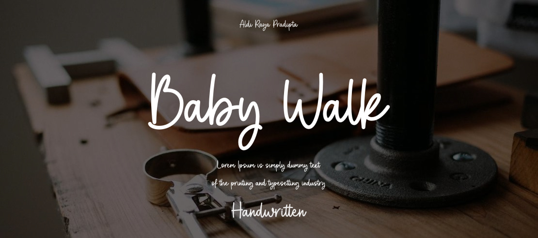 Baby Walk Font