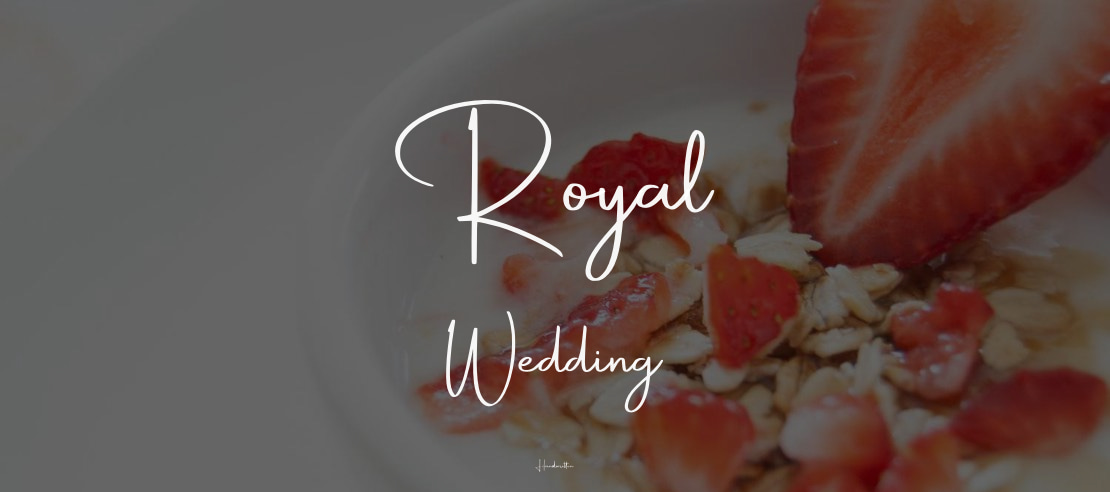 Royal Wedding Font