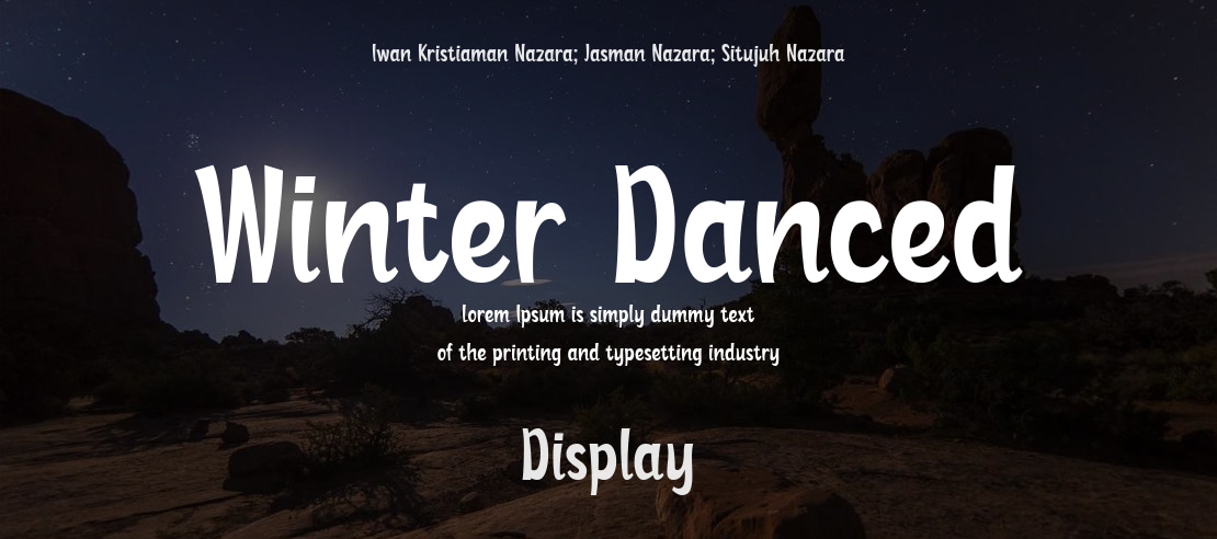Winter Danced Font