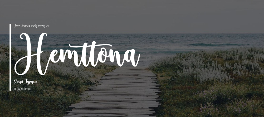 Hemttona Script Font