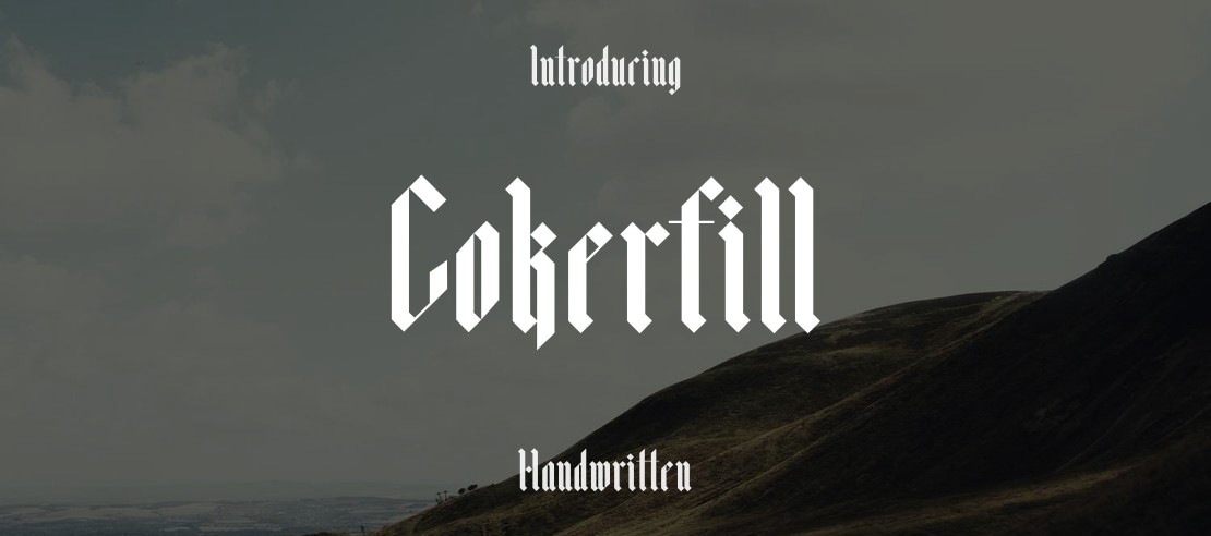 Cokerfill Font