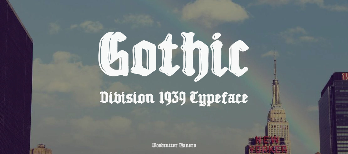 Gothic Division 1939 Font