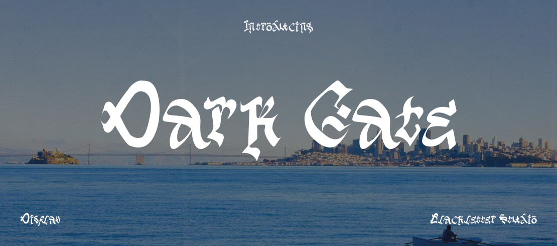 Dark Gate Font