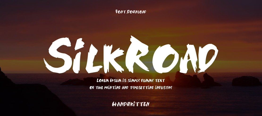 SilkRoad Font