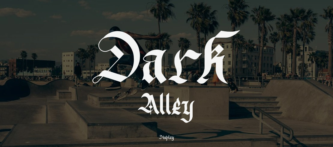 Dark Alley Font
