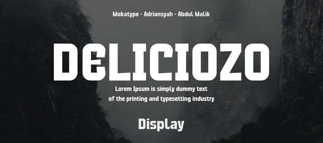 DELICIOZO Font