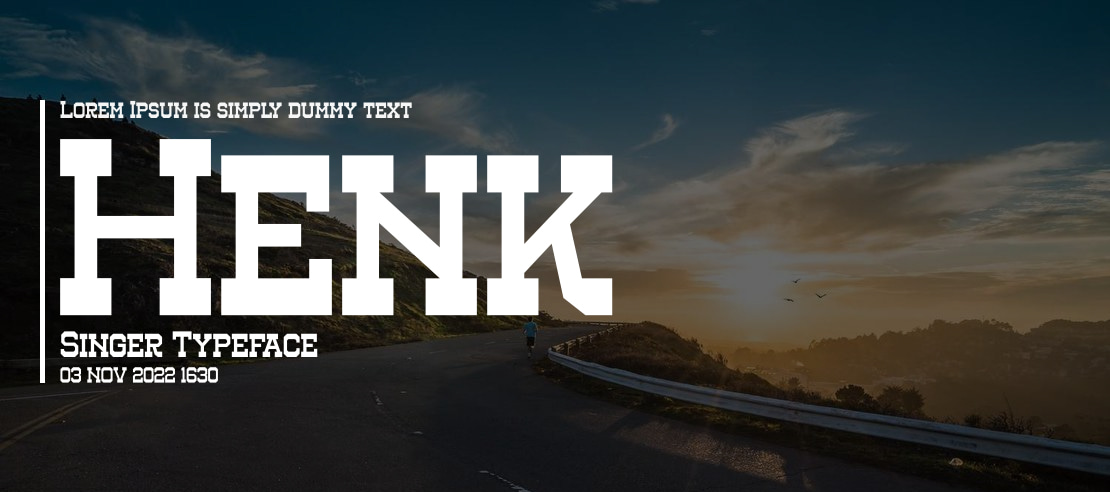 Henk Singer Font