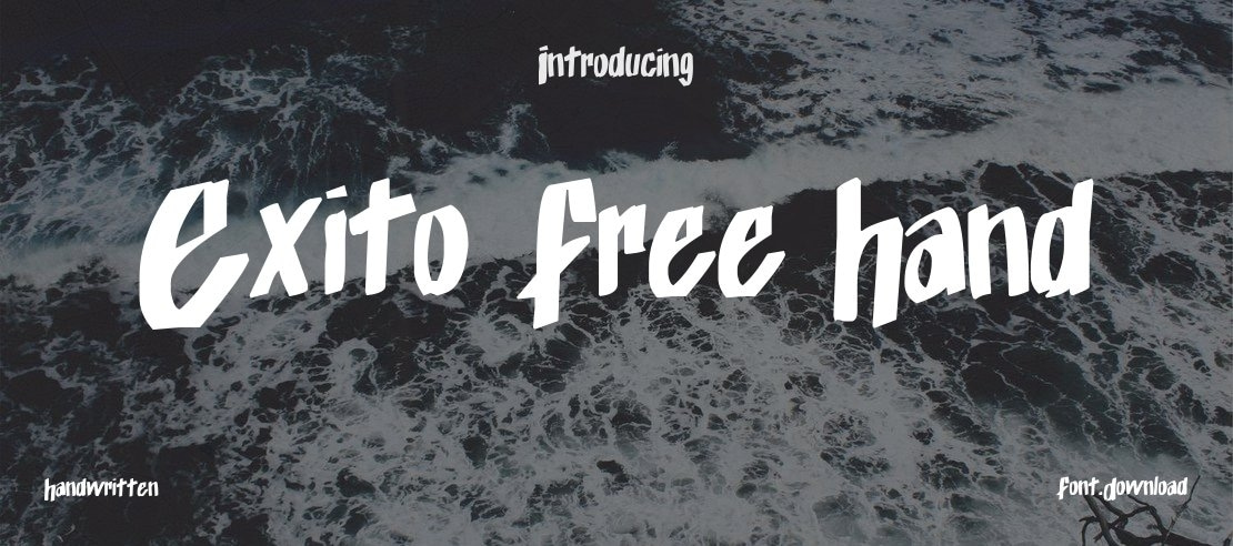 Exito Free Hand Font