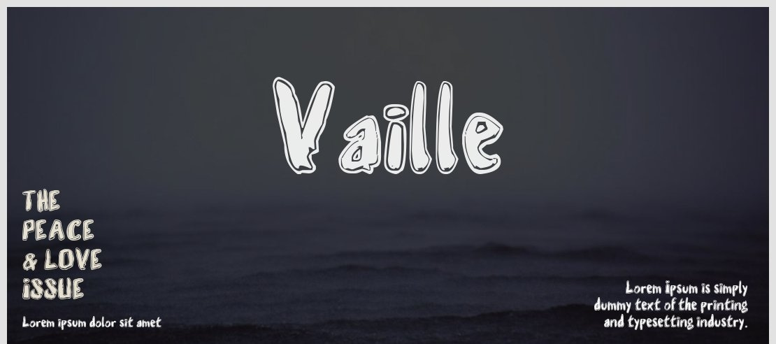 Vaille Font Family