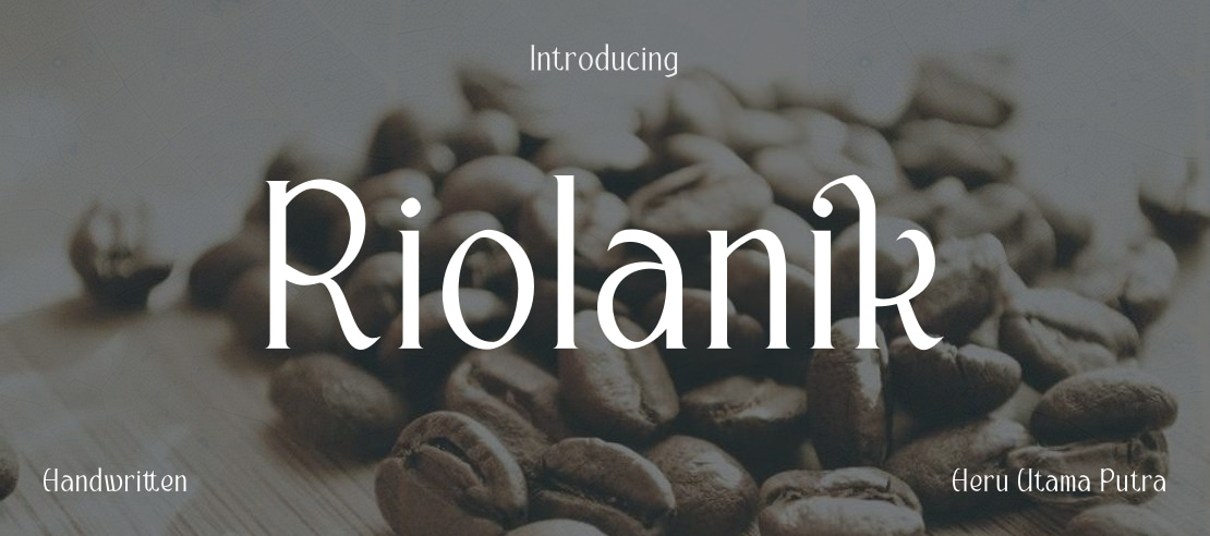 Riolanik Font