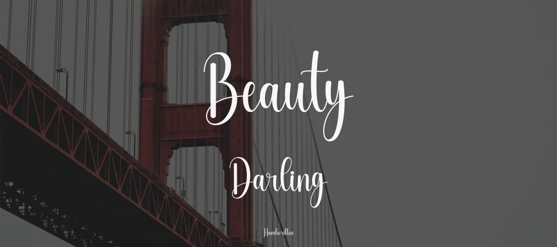 Beauty Darling Font