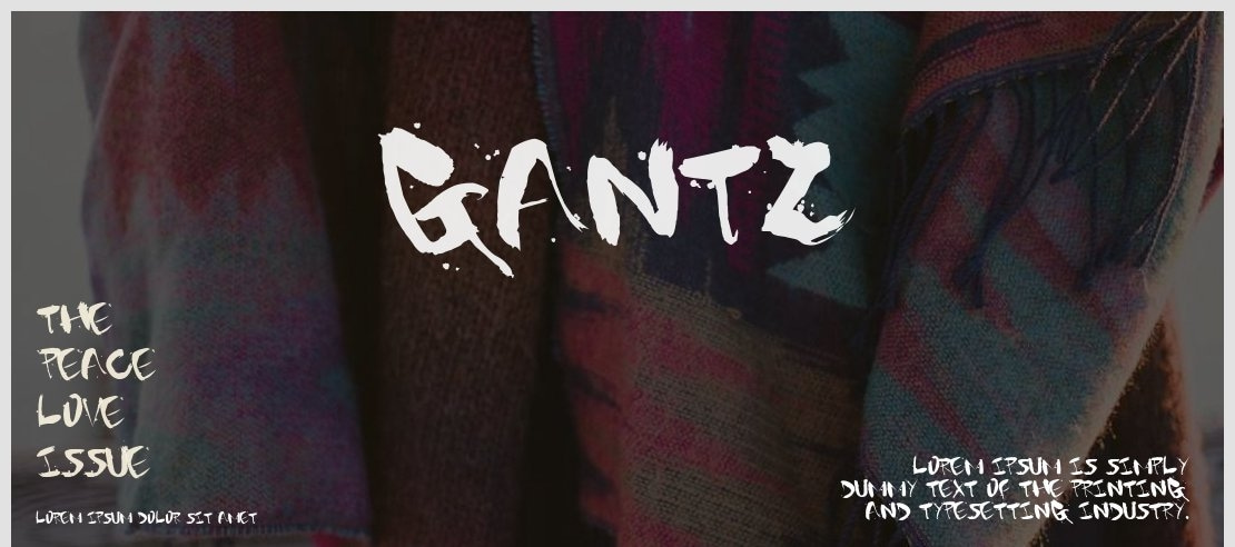 Gantz Font