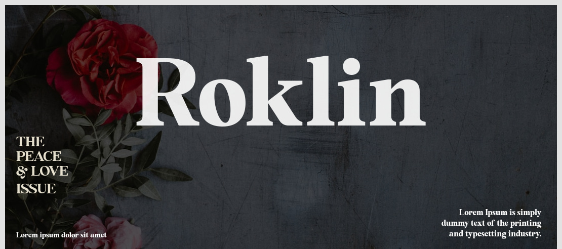 Roklin Font