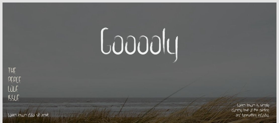 Gooooly Font
