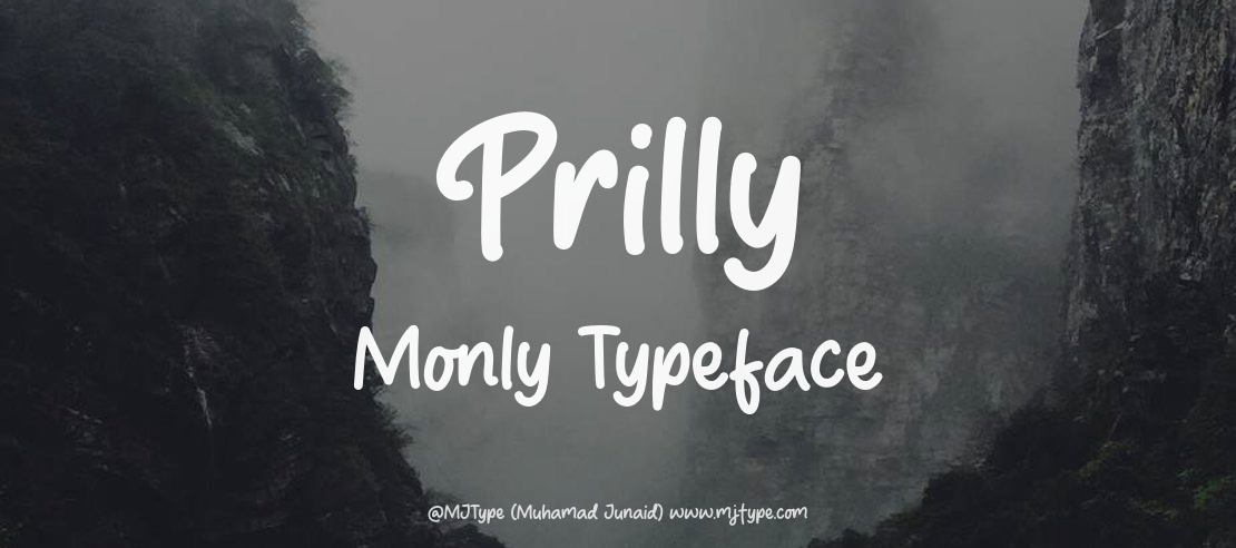 Prilly Monly Font