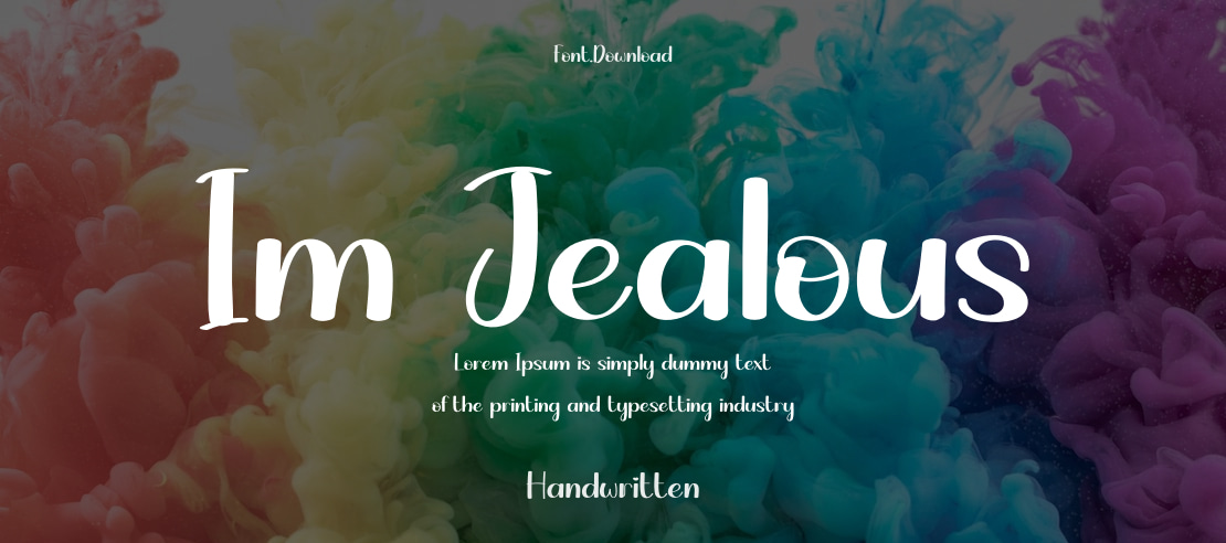 Im Jealous Font