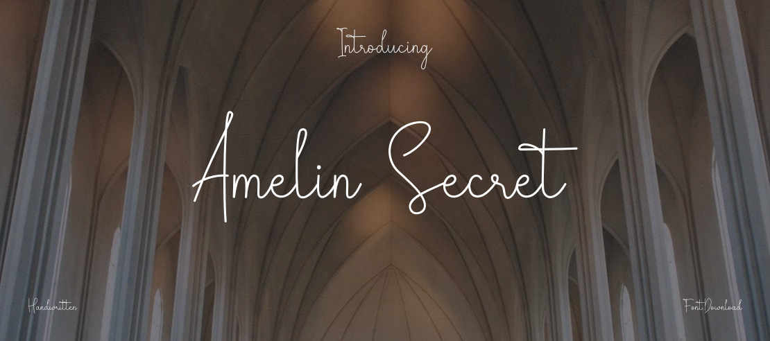 Amelin Secret Font