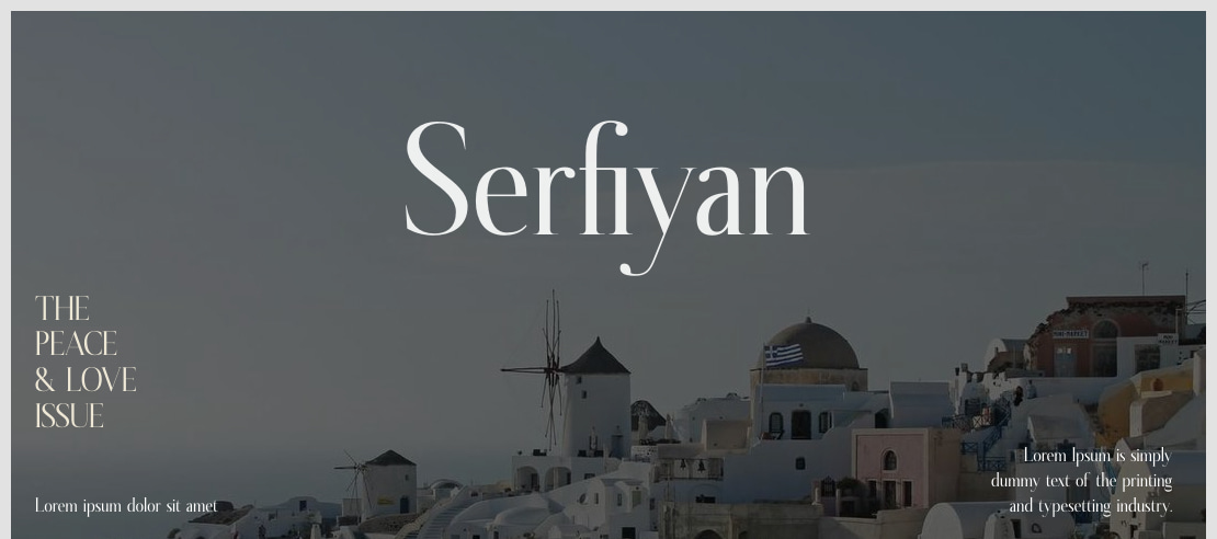 Serfiyan Font