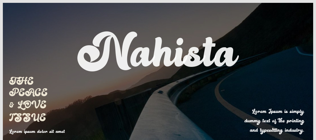 Nahista Font