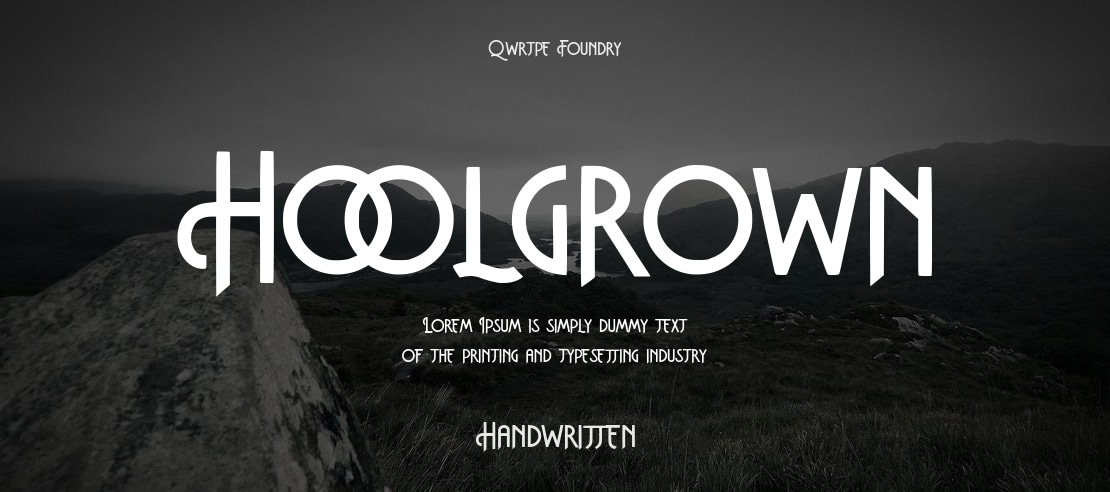 Hoolgrown Font