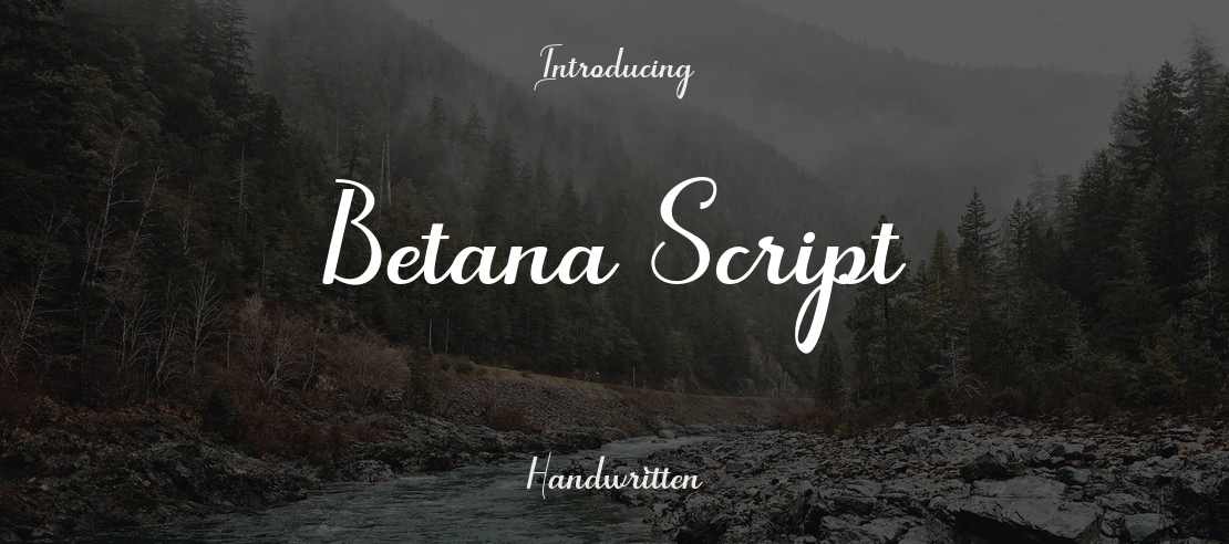 Betana Script Font