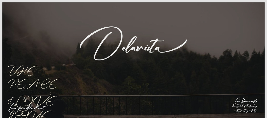 Delavista Font