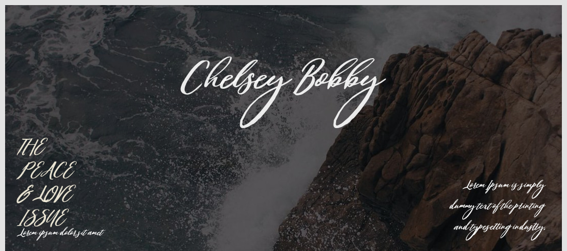 Chelsey Bobby Font