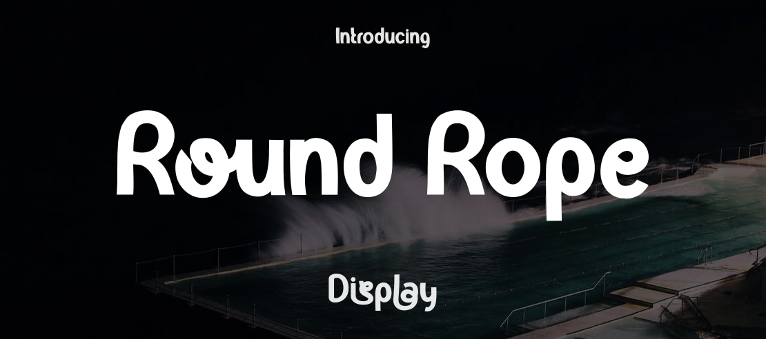 Round Rope Font