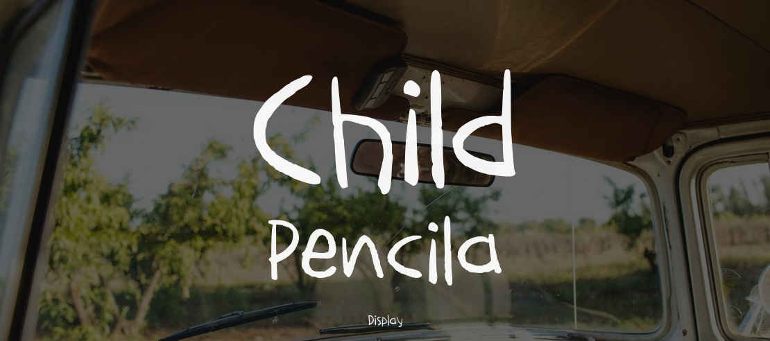 Child Pencila Font