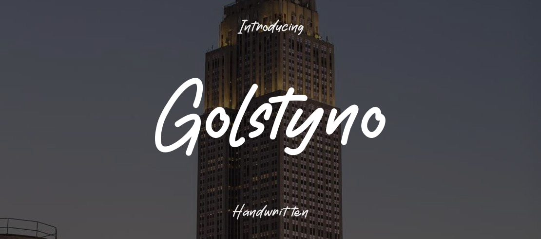 Golstyno Font