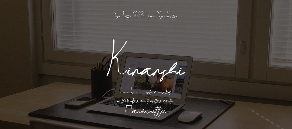 Kinanshi Font