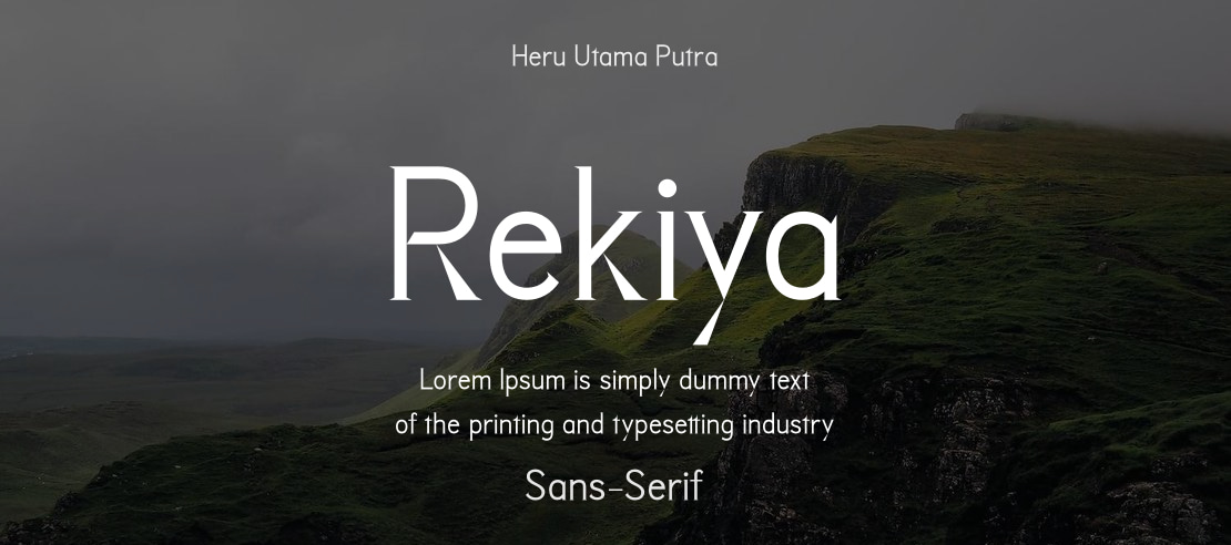 Rekiya Font