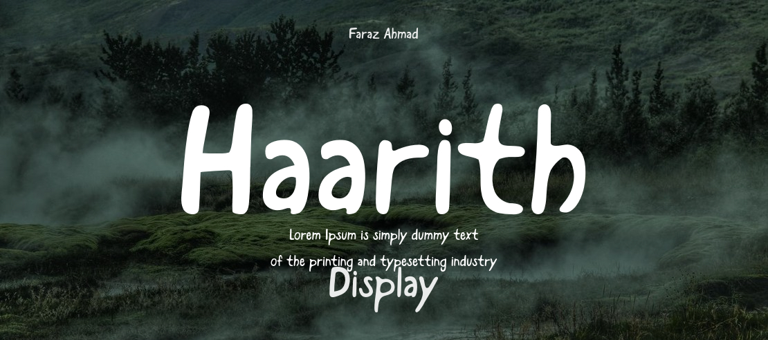 Haarith Font