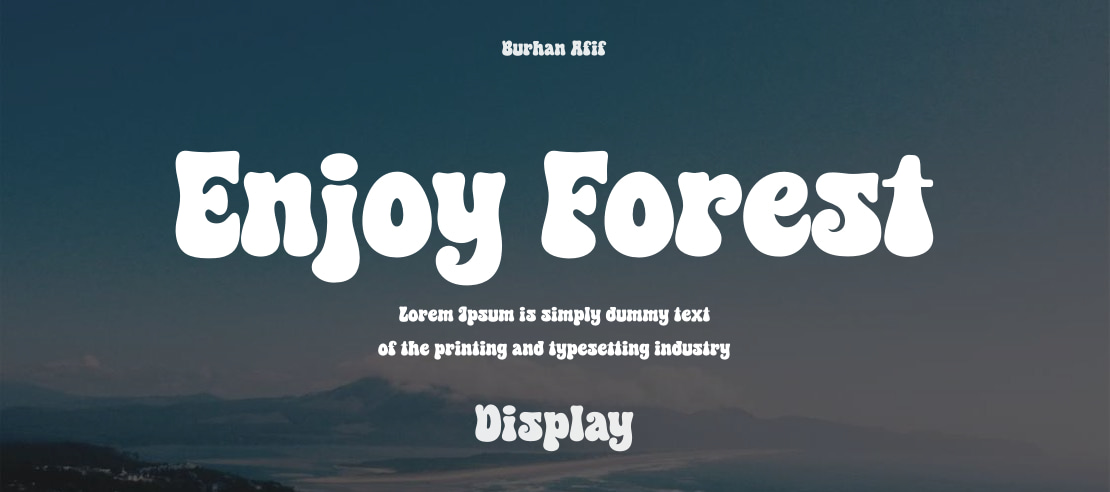 Enjoy Forest Font