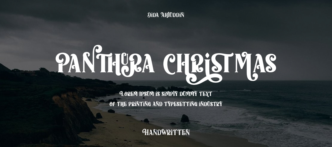 Panthura Christmas Font