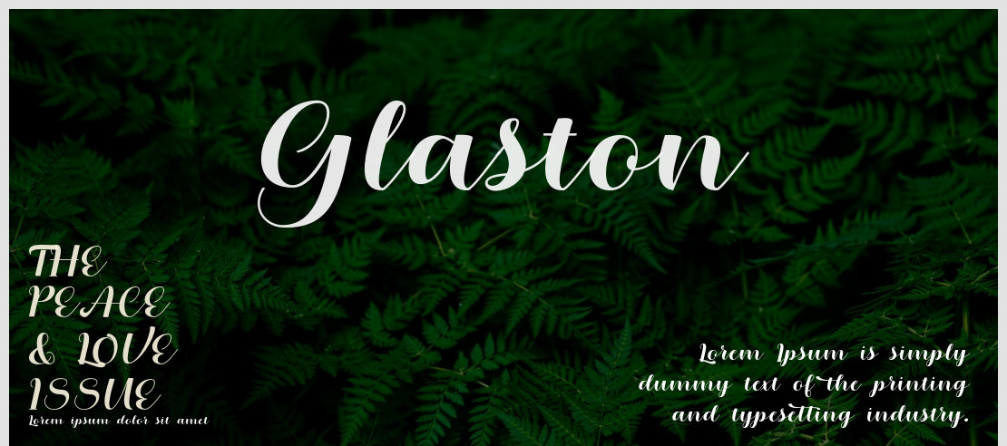 Glaston Font