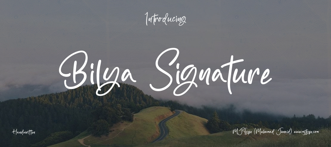 Bilya Signature Font