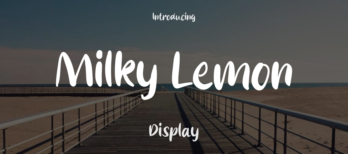 Milky Lemon Font