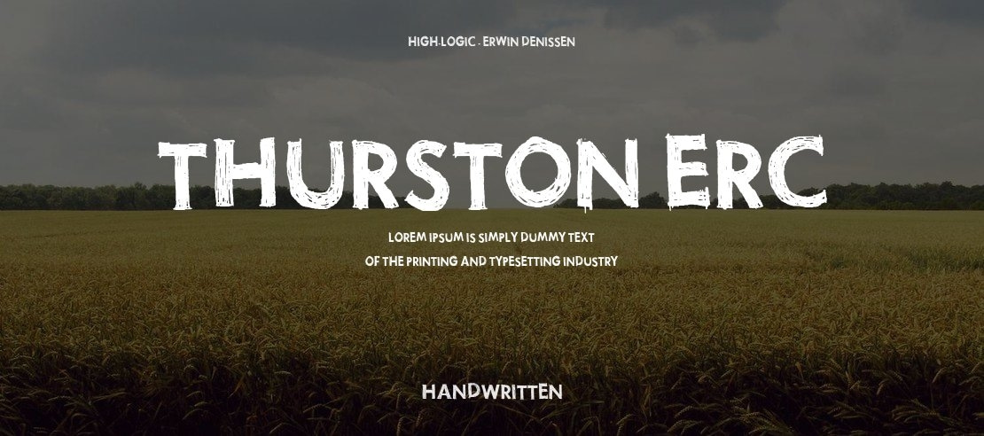 Thurston Erc Font