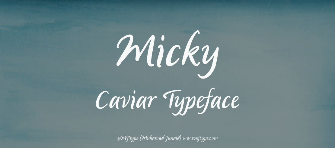 Micky Caviar Font