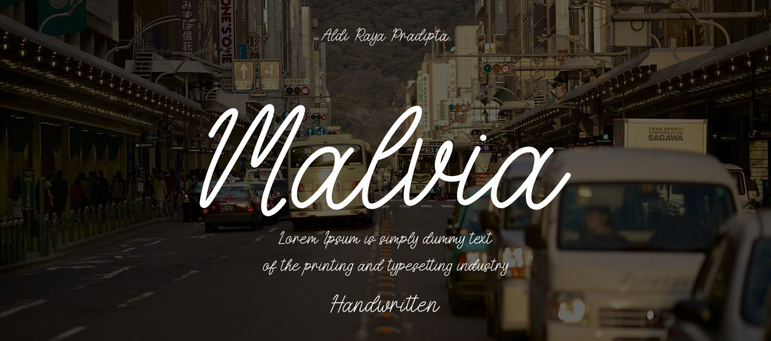 Malvia Font