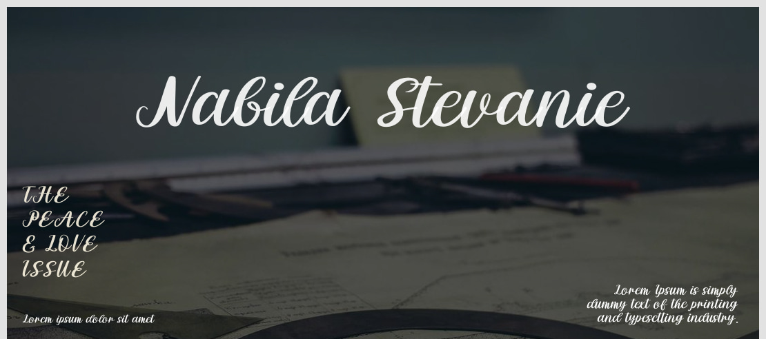 Nabila Stevanie Font