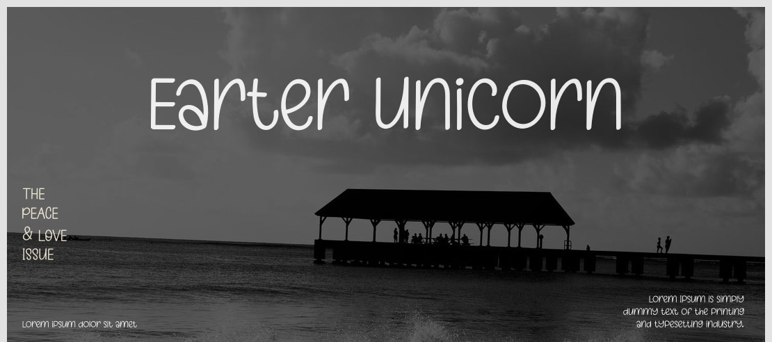 Earter Unicorn Font