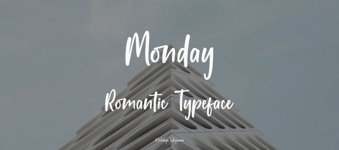 Monday Romantic Font