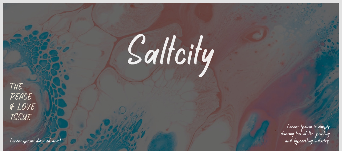 Saltcity Font